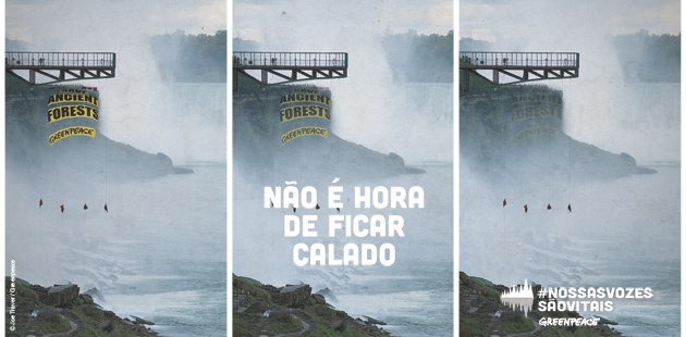 Não é hora de ficar calado.